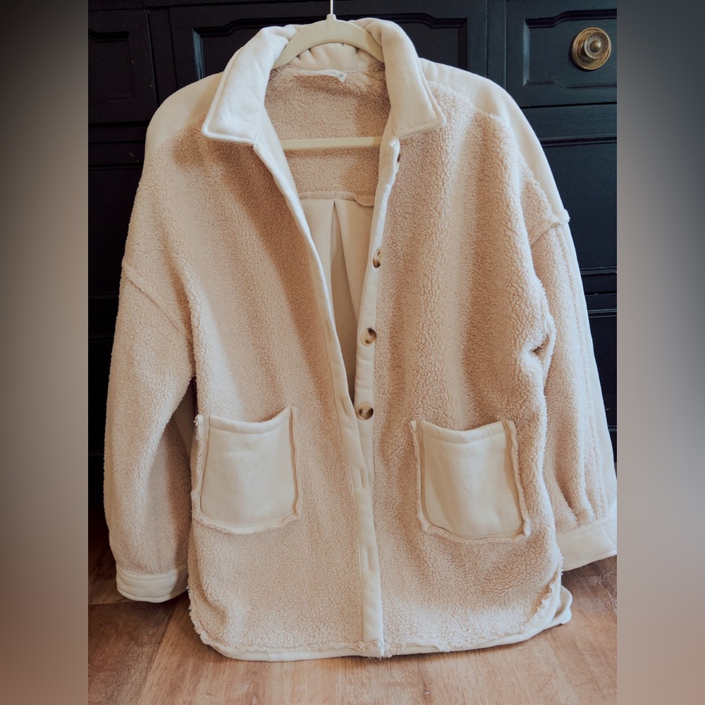 Suede Sherpa Shacket